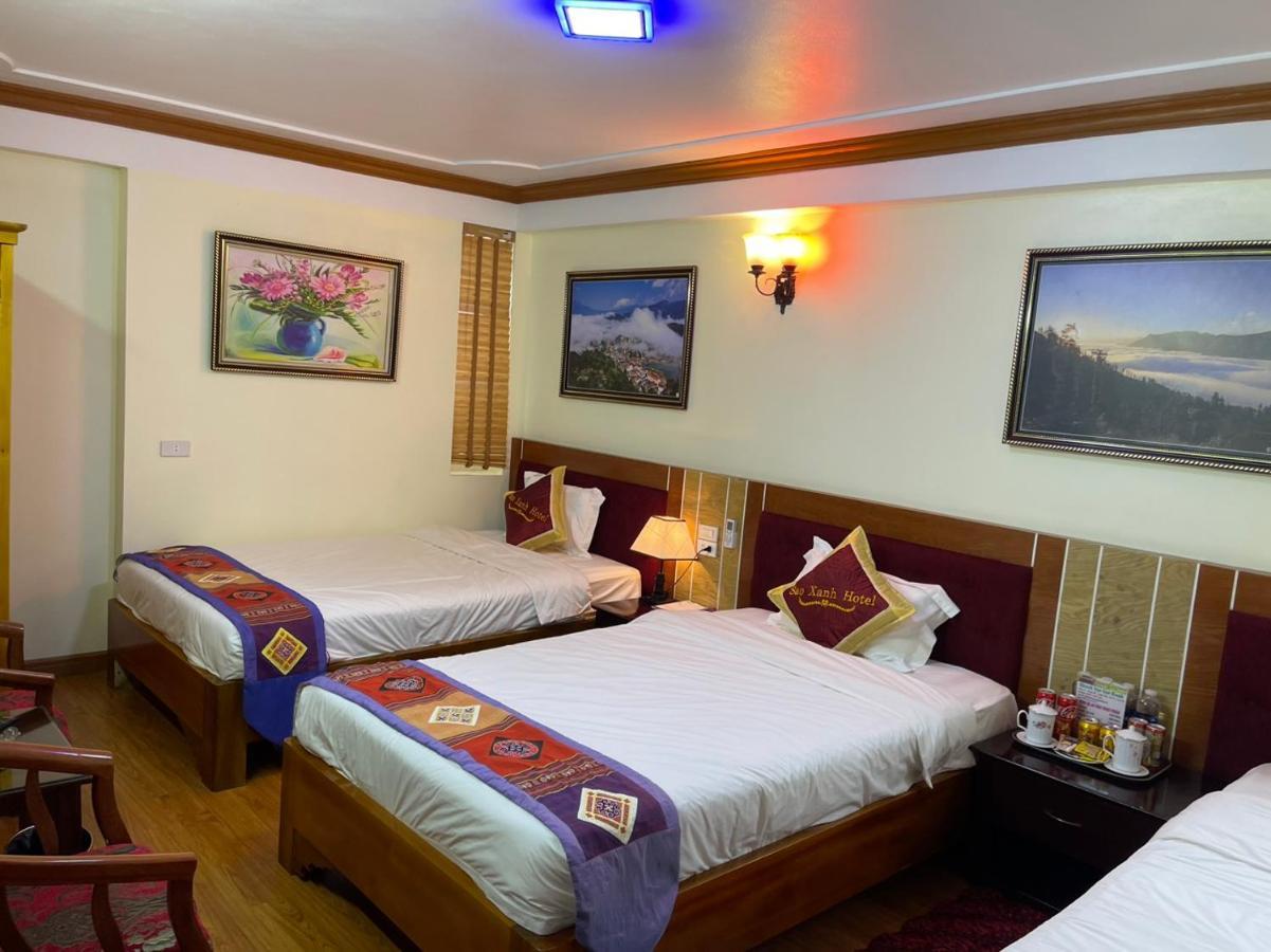 Hotel Sao Xanh Шапа Экстерьер фото